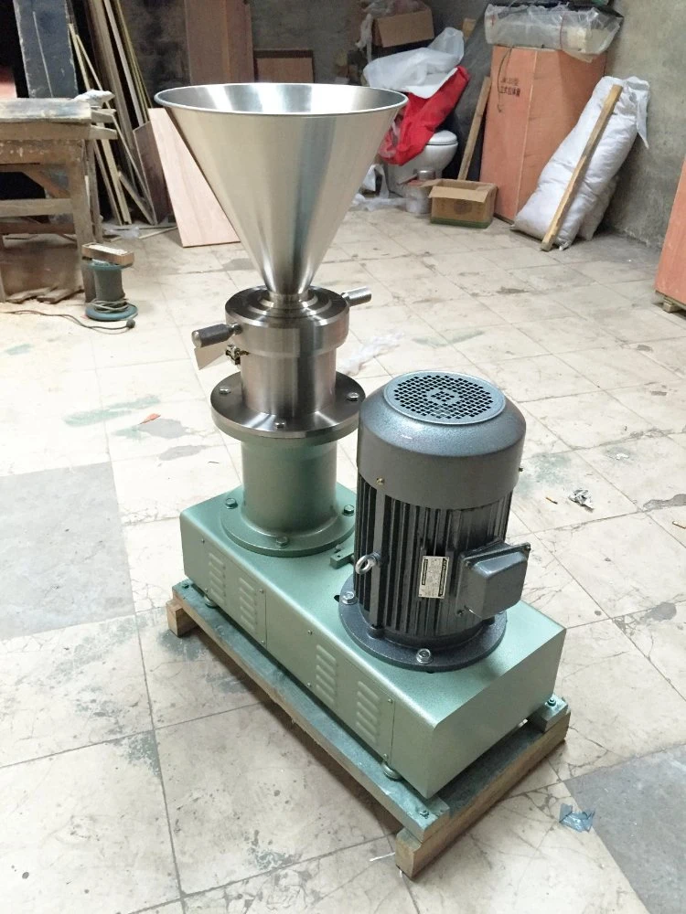 7.5kw Colloid Mill Peanut Butter Grinding Machine Tahini Sesame Tomato Sauce Making Machine