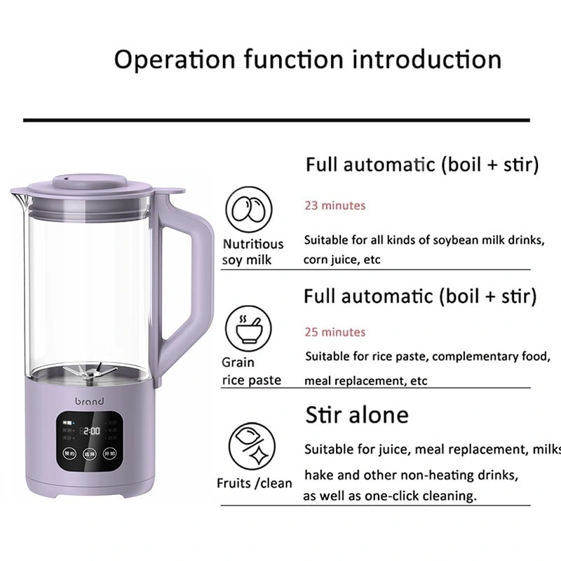 350ml Soup Maker Blender Soy Milk Machine Maker Small Soybean Milk Machine for Individiuals