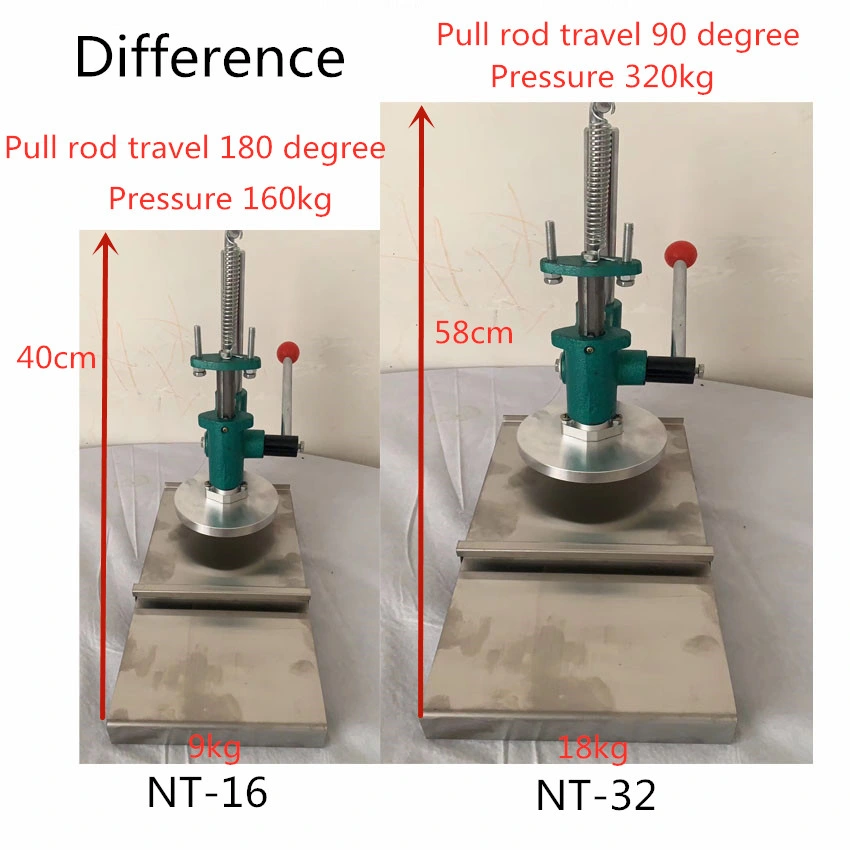 Pizza Pancake Chapati Dough Press Machine with Aviation Aluminium Mold