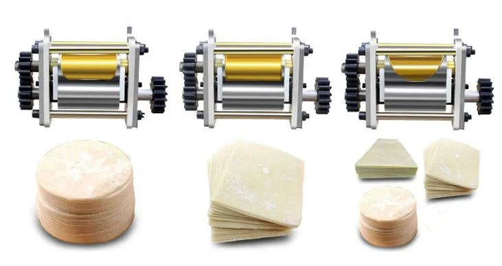 Cheap Automatic Canai Making Machine Tortilla Press Dumpling Skin Making Machine Best Price of Automatic Roti Maker Dumpling Skin Machine Dumpling Presser