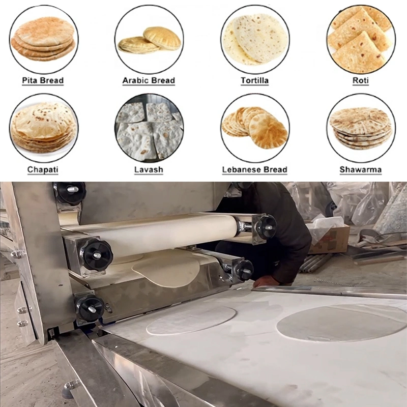 Commercial Bakery Equipment Cookware Automatic Bread Baking Machinery Pizza Oven Pita Bread Machine