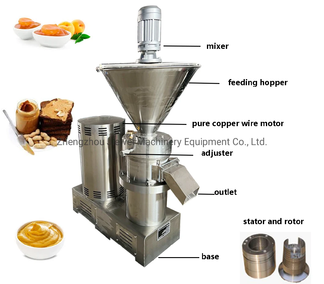 Stainless Steel Penaut Butter Tahini Cocoa Pepper Paste Making Machine Peanut Butter Making Machine