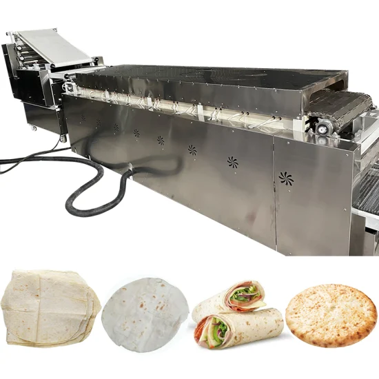 Equipo de panadería comercial Utensilios de cocina Maquinaria automática para hornear pan Horno de pizza Máquina de pan de pita