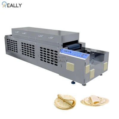 Máquina eléctrica para hacer tortillas de alta calidad, máquina para hacer tortillas Chapati de tamaño completo, línea de producción