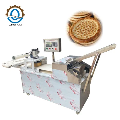 Máquina para hacer masa de pizza Máquina formadora de base de masa de pizza automática para pan de tortilla de pita árabe