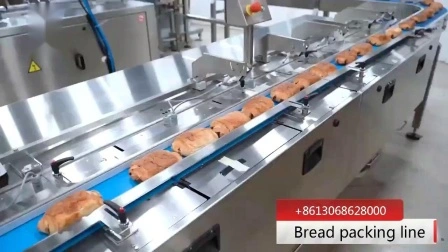 Servomotor automático de fábrica Rollo de tela Pan Sándwich Donut Chapati Formulario Llenado Sello Envoltura Flujo Envasado Envasado Llenado Sellado Máquina