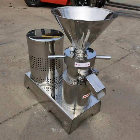 Máquina de fabricación de procesamiento de molino coloidal de molienda de mantequilla de maní a pequeña escala