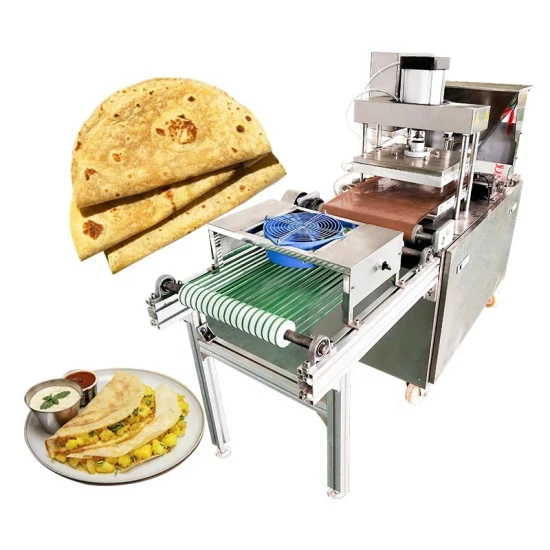 Máquina para hacer tortillas de maíz Máquina para hacer chapati de corteza de pan completamente automática